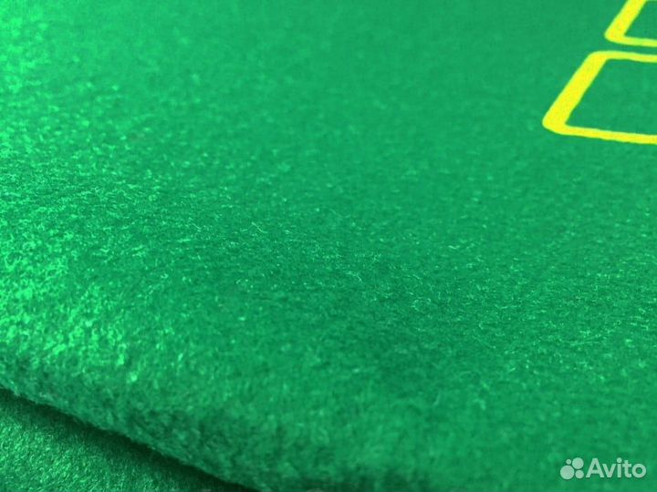 Сукно для покера 180х90 см разметка на 10 игроков