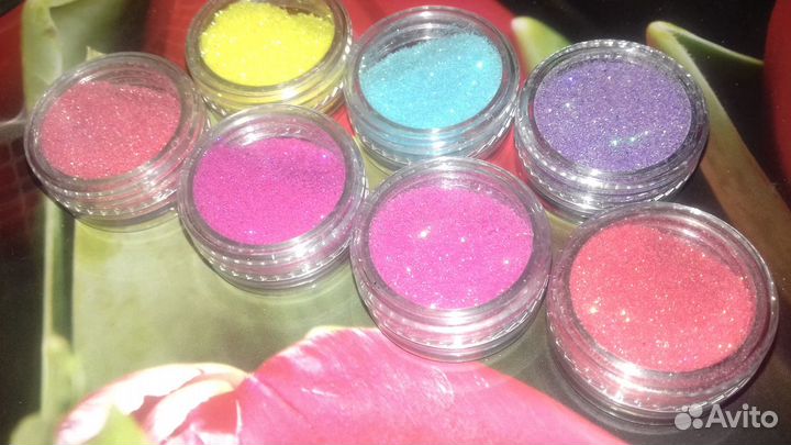 Бархатный песок для дизайна ногтей,глиттер,блёстки