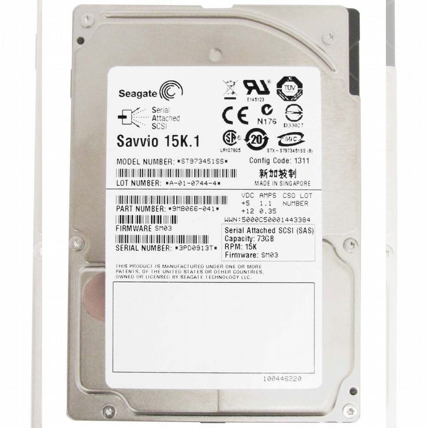 [ST973451SS] Жесткий Диск Seagate 73gb Sas 2,5" Hdd St973451ss