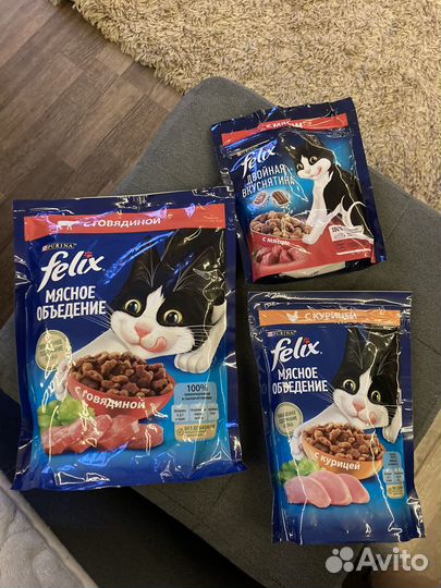 Корм для кошек felix