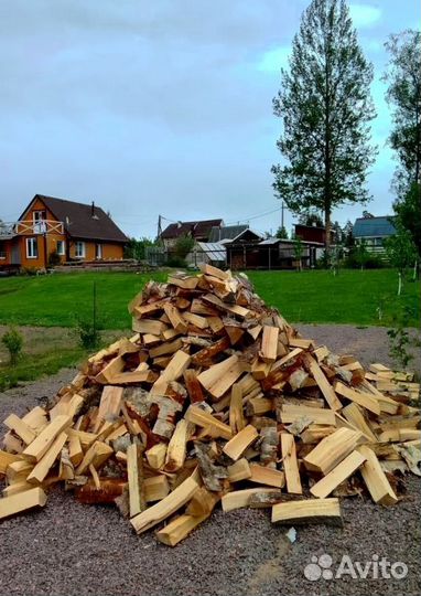 Дрова колотые привезем