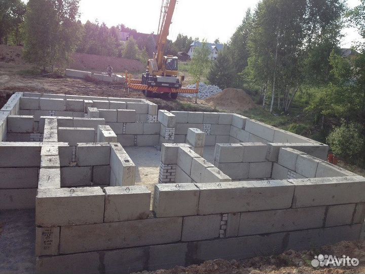 Фундаментные блоки строительные,12.3.6