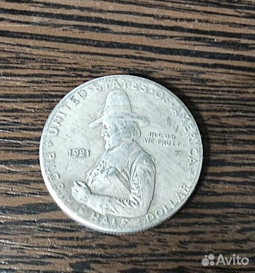 Пол доллара (Half Dollar) 1921г