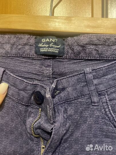 Брюки gant фиолетовые