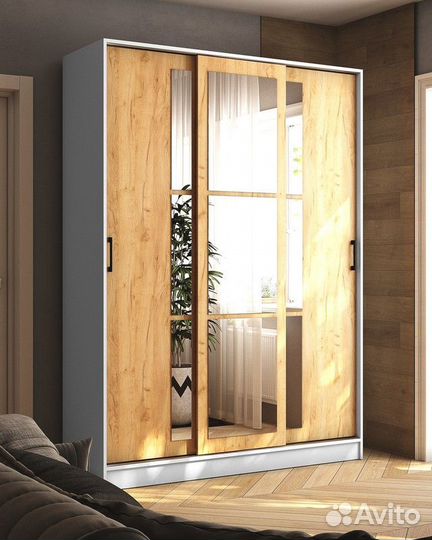 Шкаф купе с зеркалом
