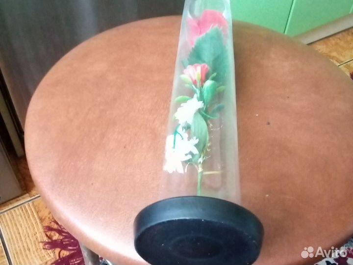 Роза в колбе