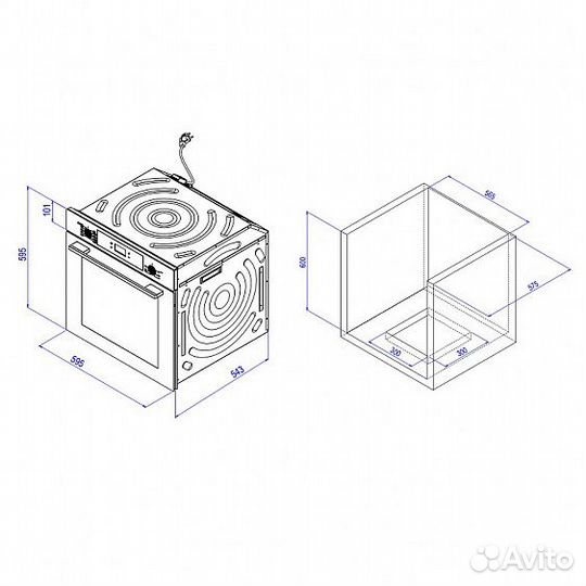 Духовой шкаф korting OKB 4701 cnrn