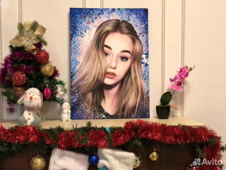 Портрет по фото в подарок