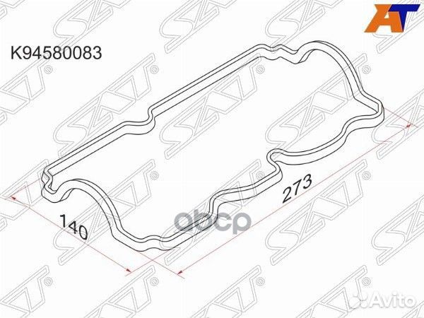 Прокладка клапанной крышки DW Matiz/Tico 0.8 (F