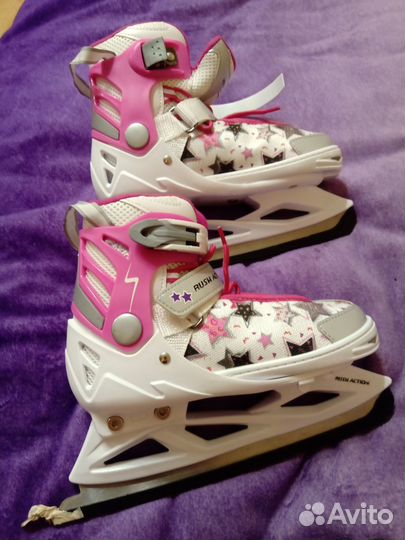 Коньки раздвижные фигурные 35-38