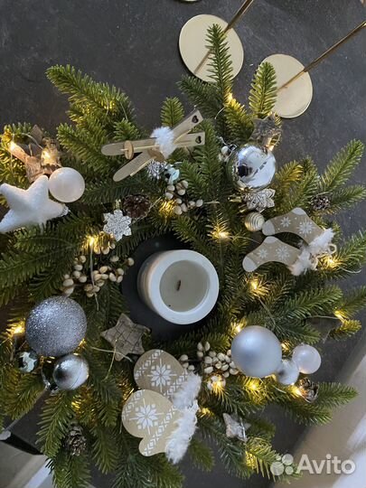 Елочные композиции