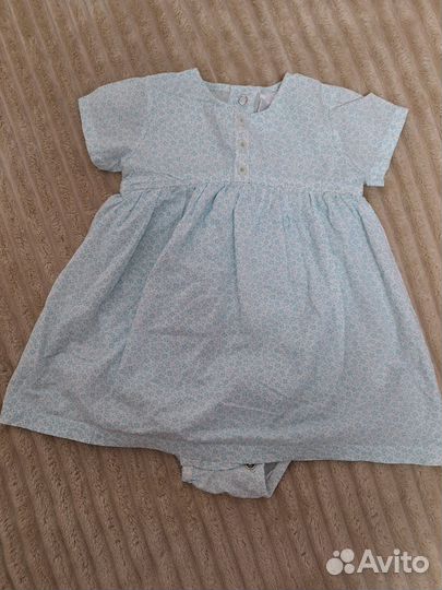 Платье боди для девочки 74 80 Carters