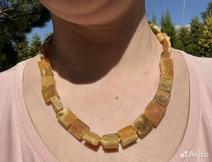 Бусы из янтаря