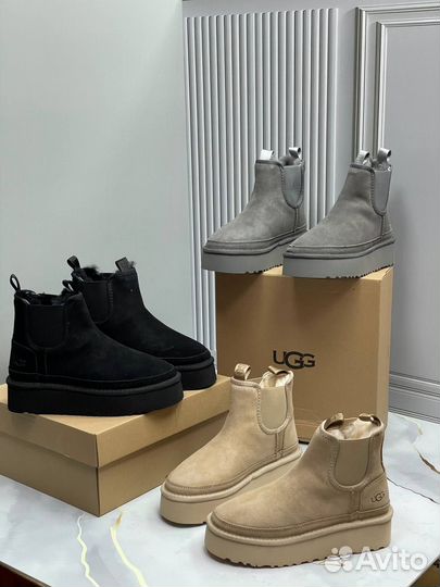 Ugg женские Челси на платформе