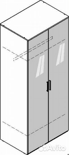Шкаф Altea 2 дверный с зеркалом