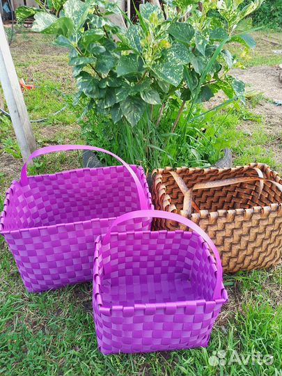 Корзина плетеная