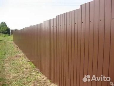 Забор из профлиста