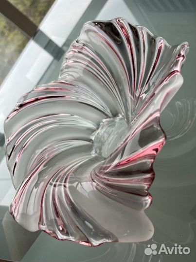 Ваза Богемское стекло. Чехословакия