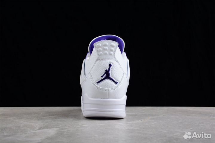 Кроссовки мужские nike air jordan 4 purple