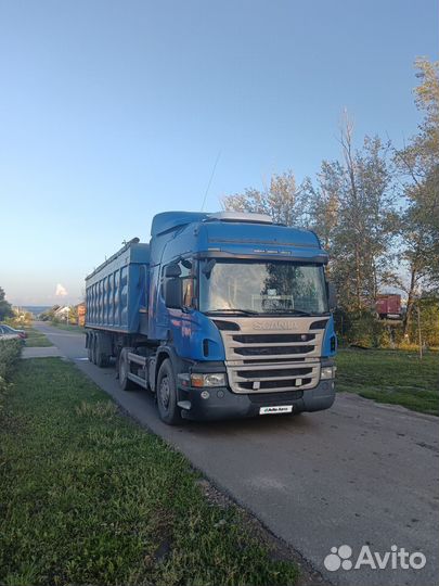 Scania P 360 с полуприцепом, 2013