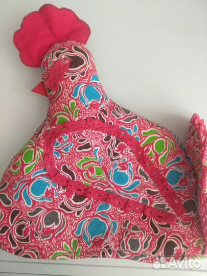 Грелка на чайник в виде курицы