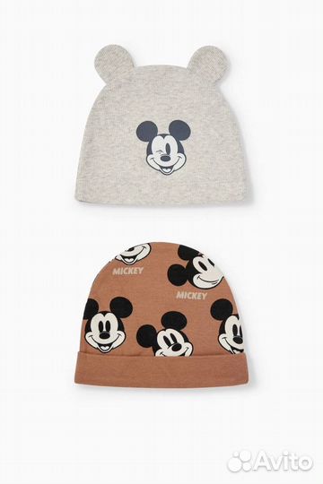 Шапочка коричневая новая С&А 9-12