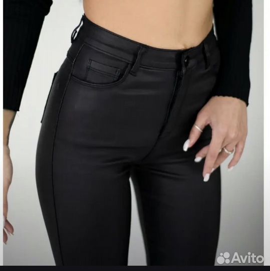 Брюки кожаные