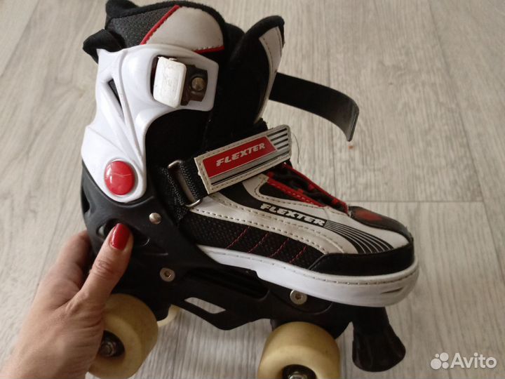 Роликовые коньки квады с регулировкой размера