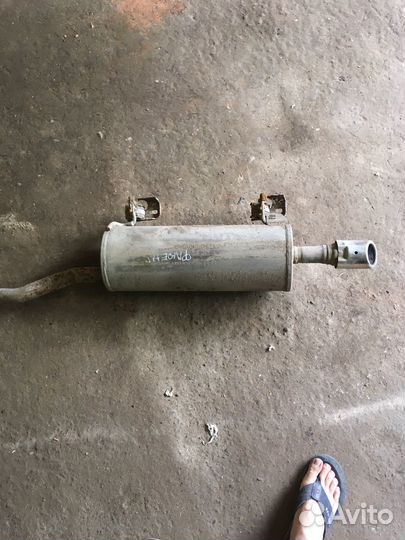 Renault fluence Глушитель