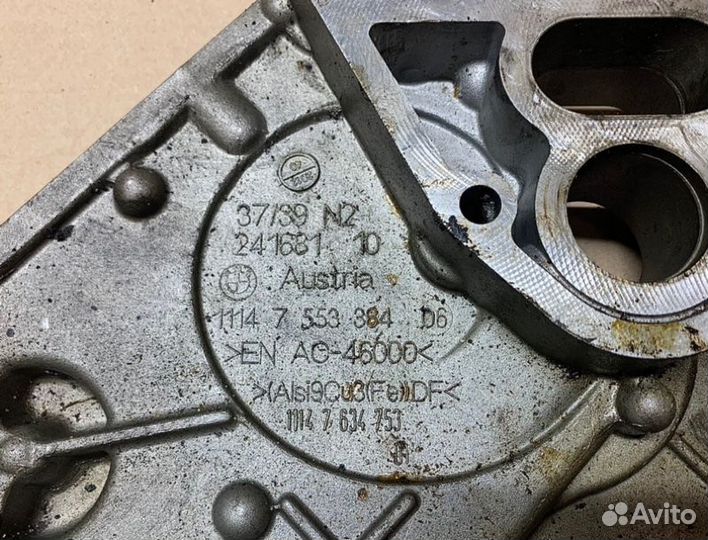 Крышка передняя двс Bmw 5 F10 4.4 N63B44