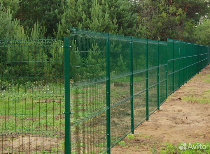 Забор сетка 3D