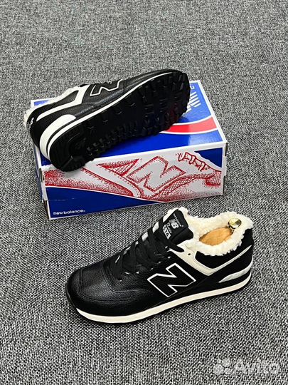 Кроссовки new balance 574 зимние