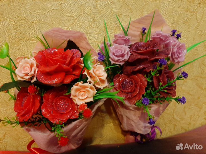 Букеты из мыла ручной работы