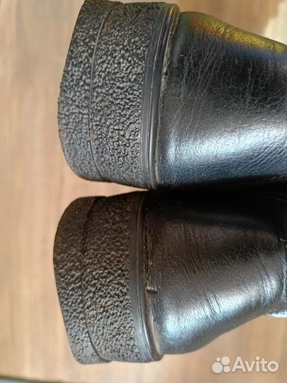 Ботинки мужские зимние кожа