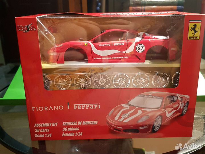 Ferrari Феррари фиорано 1:24 сборка