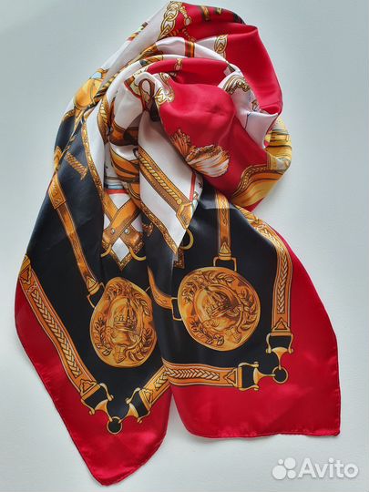 Шёлковый головной платок женский