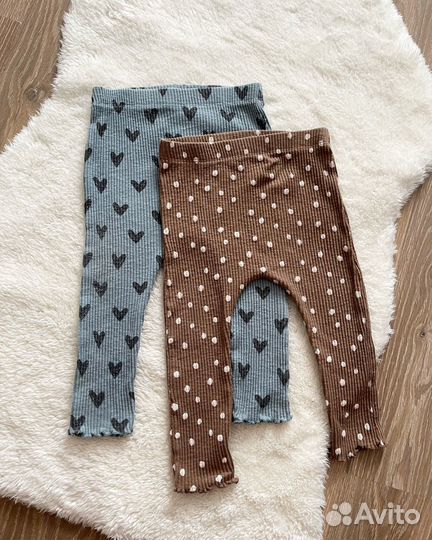 Легинсы в рубчик 80