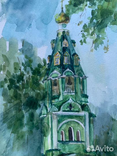 Картина акварель