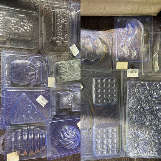 Пластиковые формочки для изготовления мыла