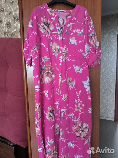 Платье- сарафан летнее 52 р.,хлопок