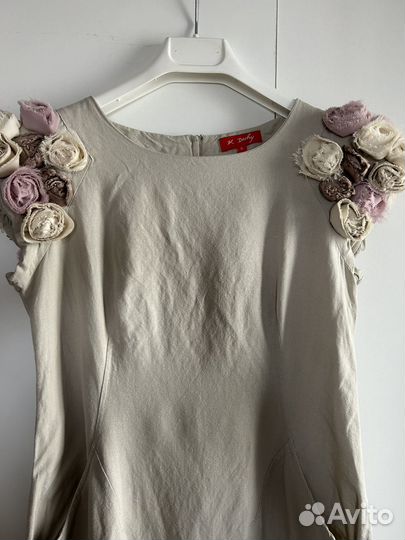 Платье лен Derhy