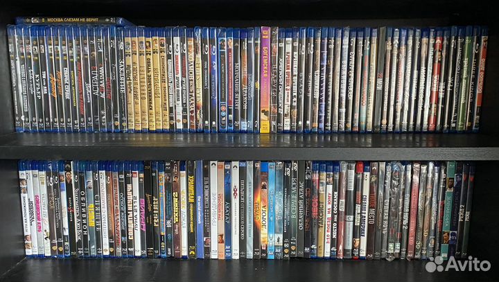 Огромная коллекция фильмов на blu-ray и 4k