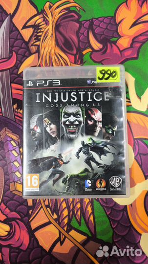 Диски на ps3 Injustice gods Among us