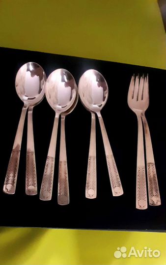 Набор столовых приборов Гранат мельхиор