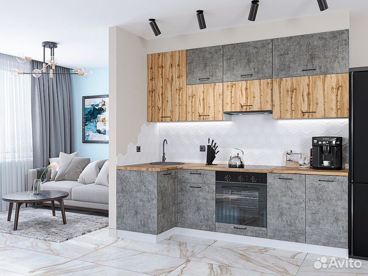 Угловая кухня Флэт с витрины.Новая.Все размеры