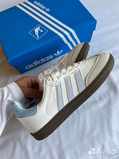 Кроссовки женские натуральные adidas samba