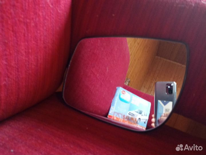 Элемент зеркальный правый с подогревом для Калины