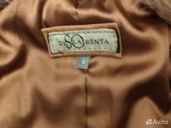 Курточка натуральная кожа с меховым воротником