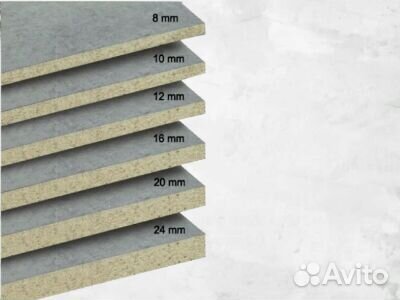 Цементно-стружечная плита 16мм
