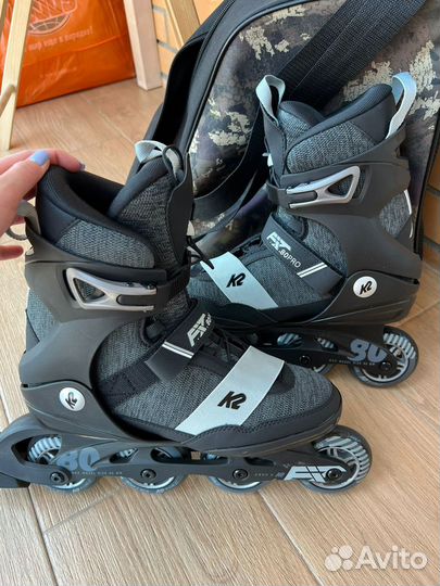 Ролики k2 fit 80 pro 41.5 размер